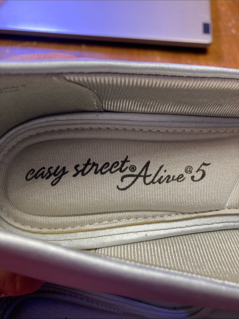 easy street Silver Metallic Short Heels - Picture 7 of 9